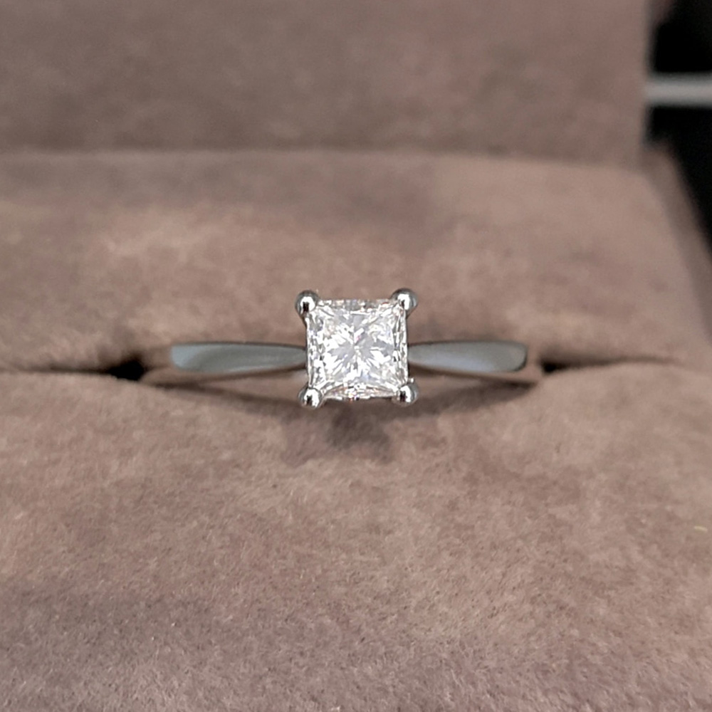 Princess Diamond Wedding Rings